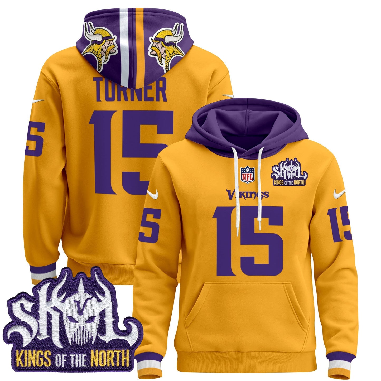 Men's Minnesota Vikings 2025 Pullover Hoodie - All Stitched