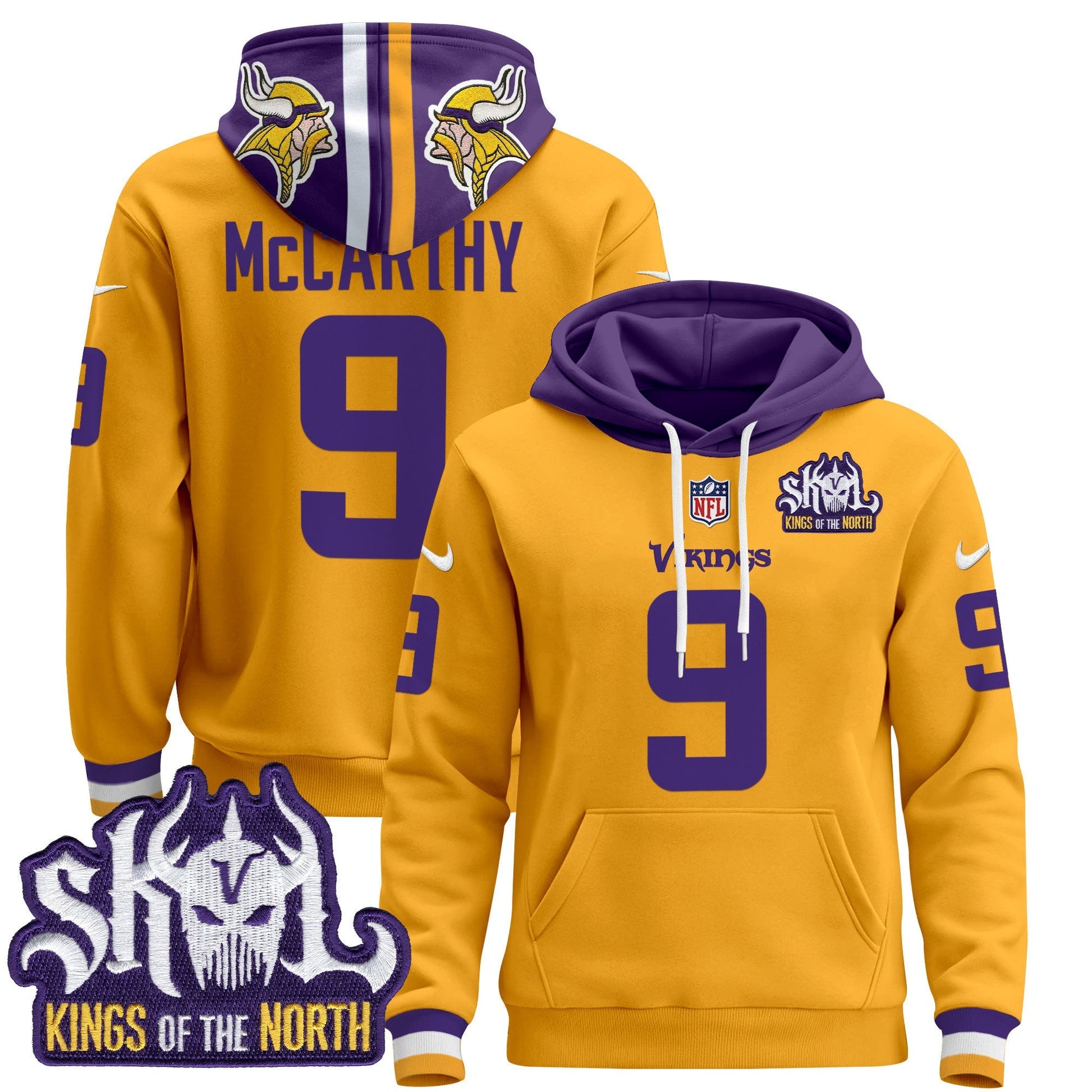 Men's Minnesota Vikings 2025 Pullover Hoodie - All Stitched