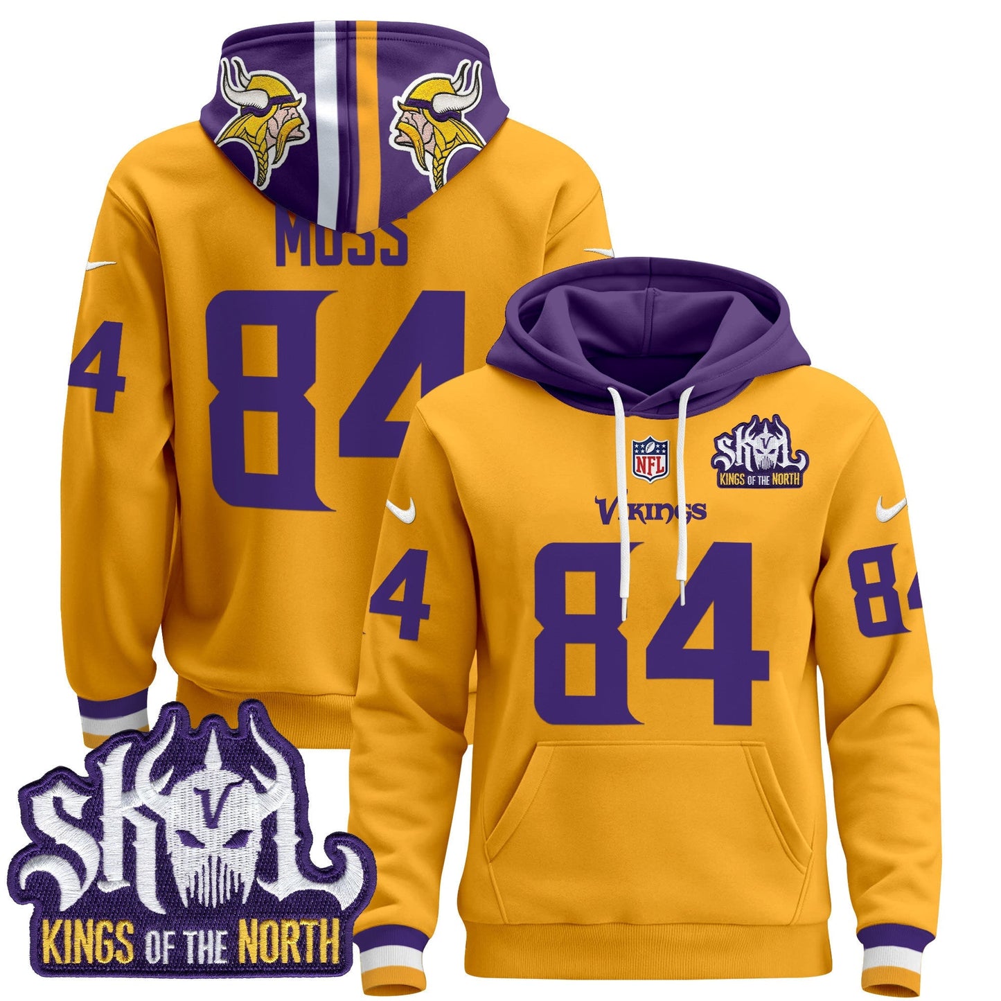 Men's Minnesota Vikings 2025 Pullover Hoodie - All Stitched