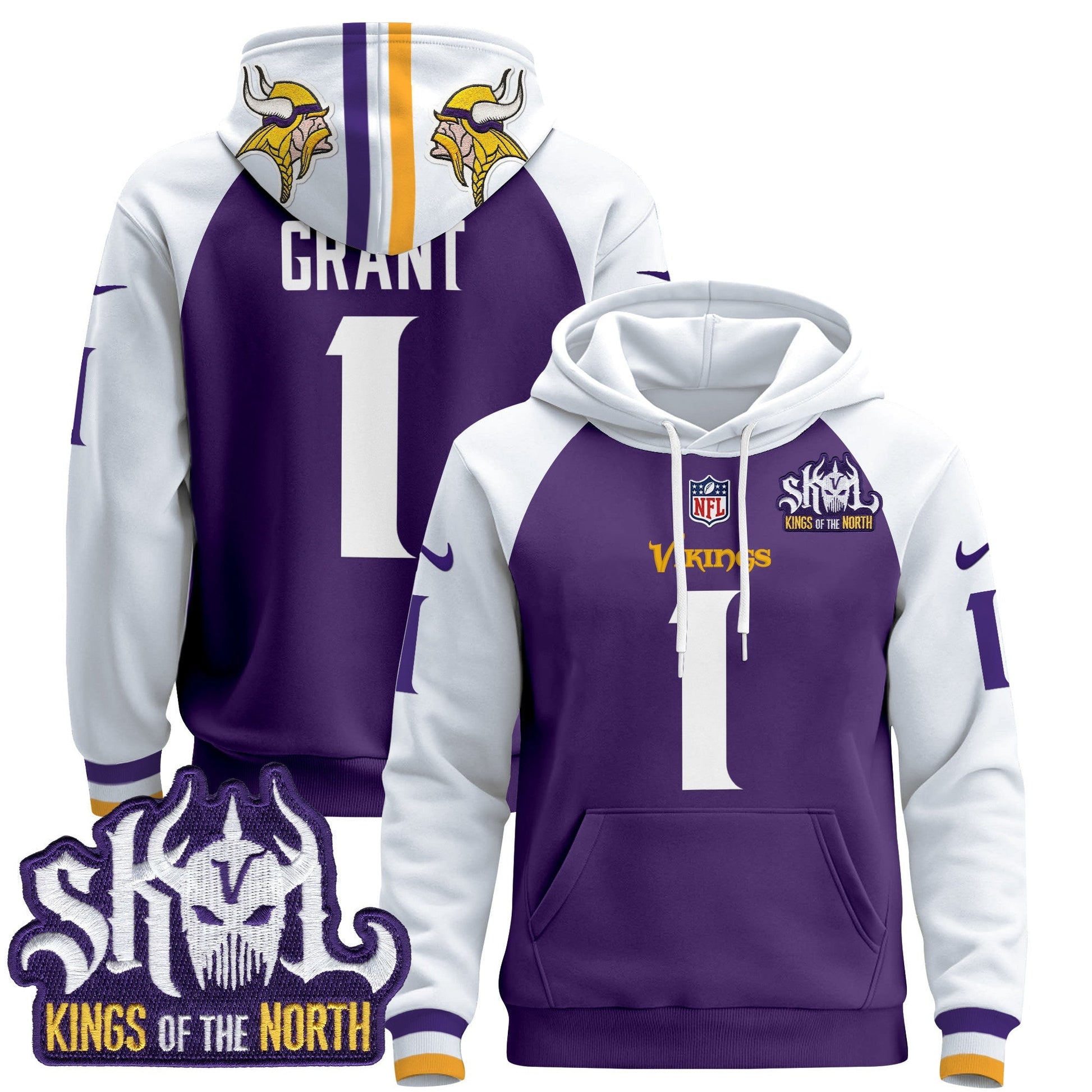 Men's Minnesota Vikings 2025 Pullover Hoodie - All Stitched