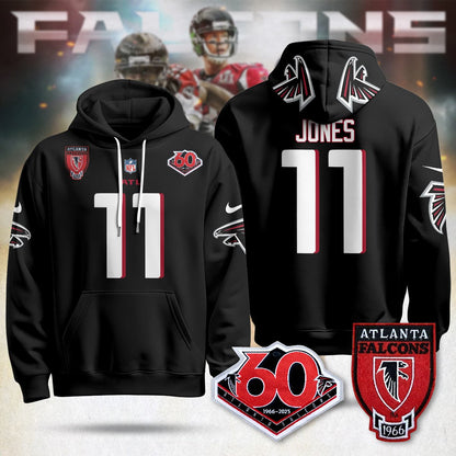 ATL 60th Season Pullover Custom Hoodie - All Stitched