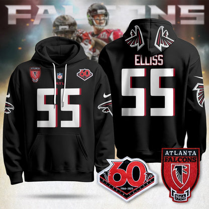 ATL 60th Season Pullover Custom Hoodie - All Stitched