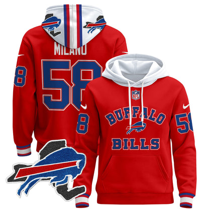 Men's Buffalo Bills 2024 Pullover Hoodie V4 - All Stitched