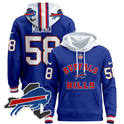 Men's Buffalo Bills 2024 Pullover Hoodie V4 - All Stitched