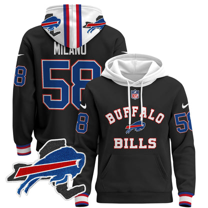 Men's Buffalo Bills 2024 Pullover Hoodie V4 - All Stitched
