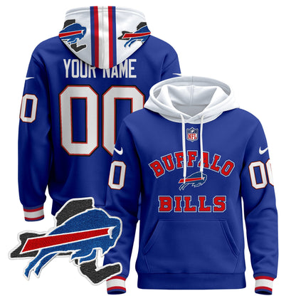 Buffalo Bills 2024 Custom Pullover Hoodie V4 - All Stitched