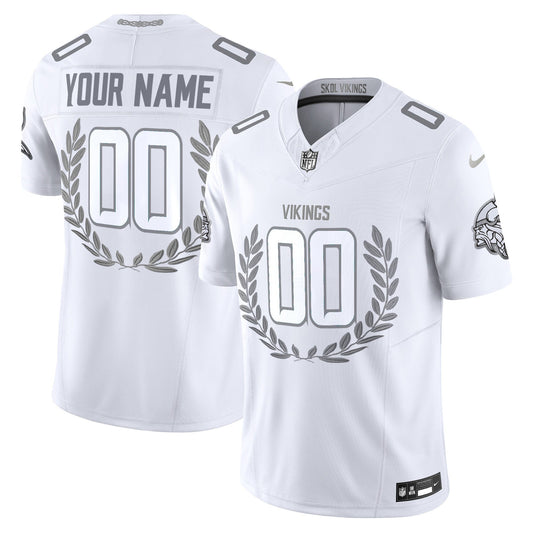 MIN Platinum MVP Vapor Limited Custom Jersey - All Stitched