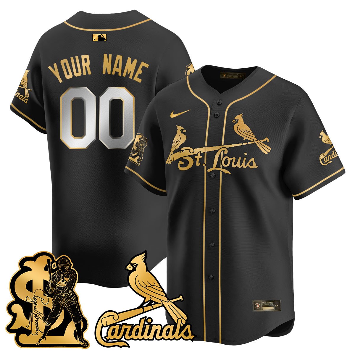 Custom Gender/Name St. Louis Cardinals Rogers Hornsby Jersey - All Stitched