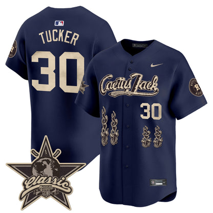 Men's Houston Astros Cactus Jack 2025 Vapor Premier Limited Jersey - All Stitched