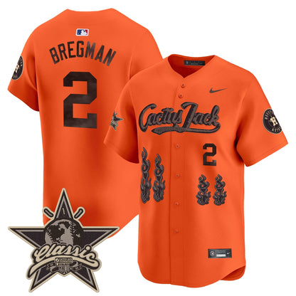 Men's Houston Astros Cactus Jack 2025 Vapor Premier Limited Jersey - All Stitched