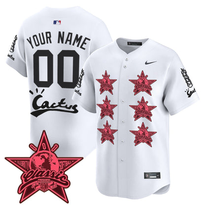 Houston Astros Cactus Jack 2025 Vapor Premier Limited Custom Jersey V2 - All Stitched
