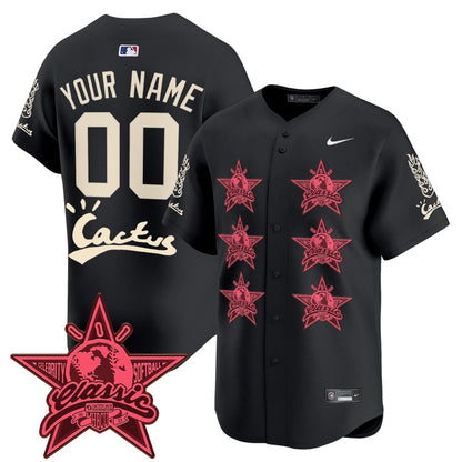 Houston Astros Cactus Jack 2025 Vapor Premier Limited Custom Jersey V2 - All Stitched
