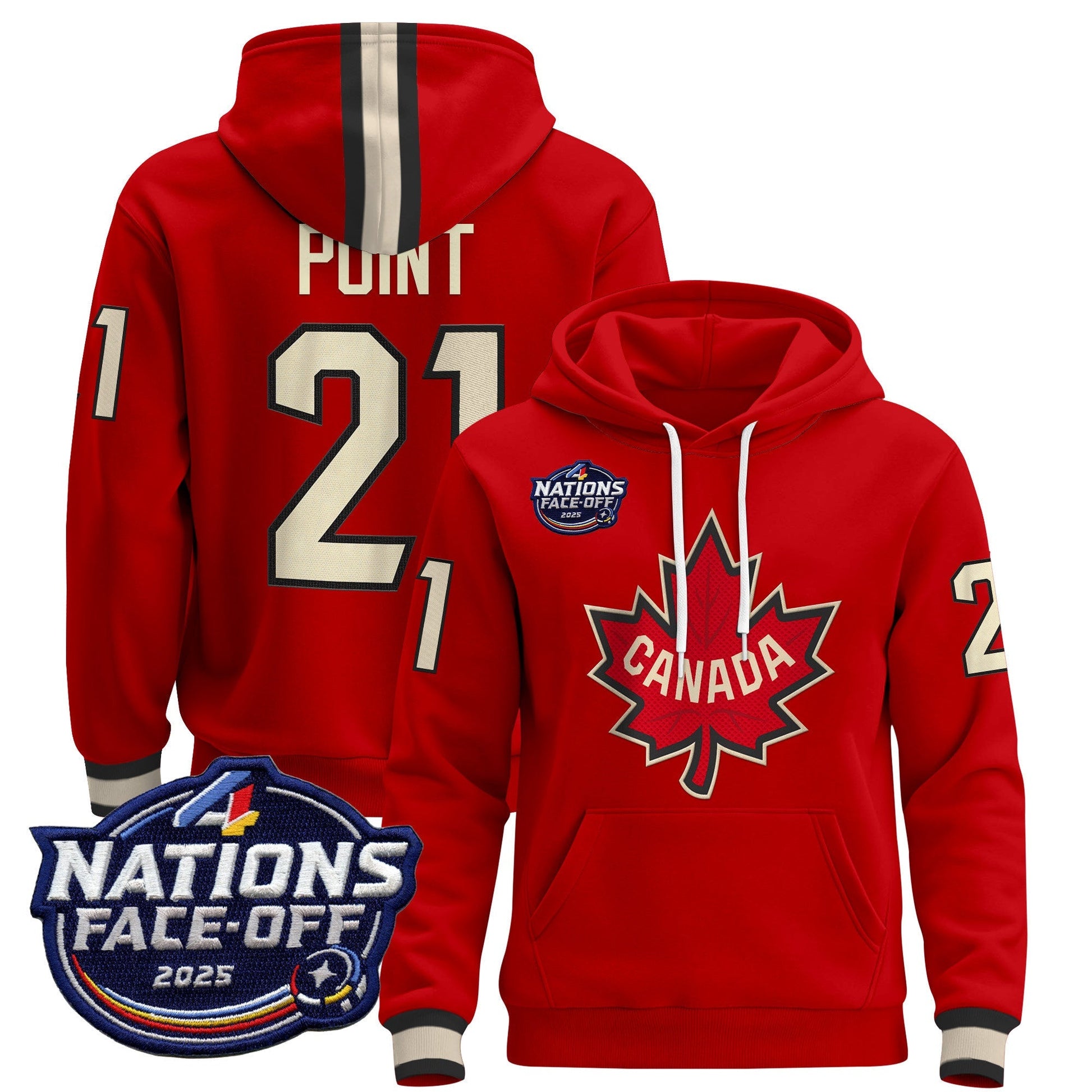 Men's Canada 4 Nations Face-Off 2025 Pullover Hoodie - All Stitched