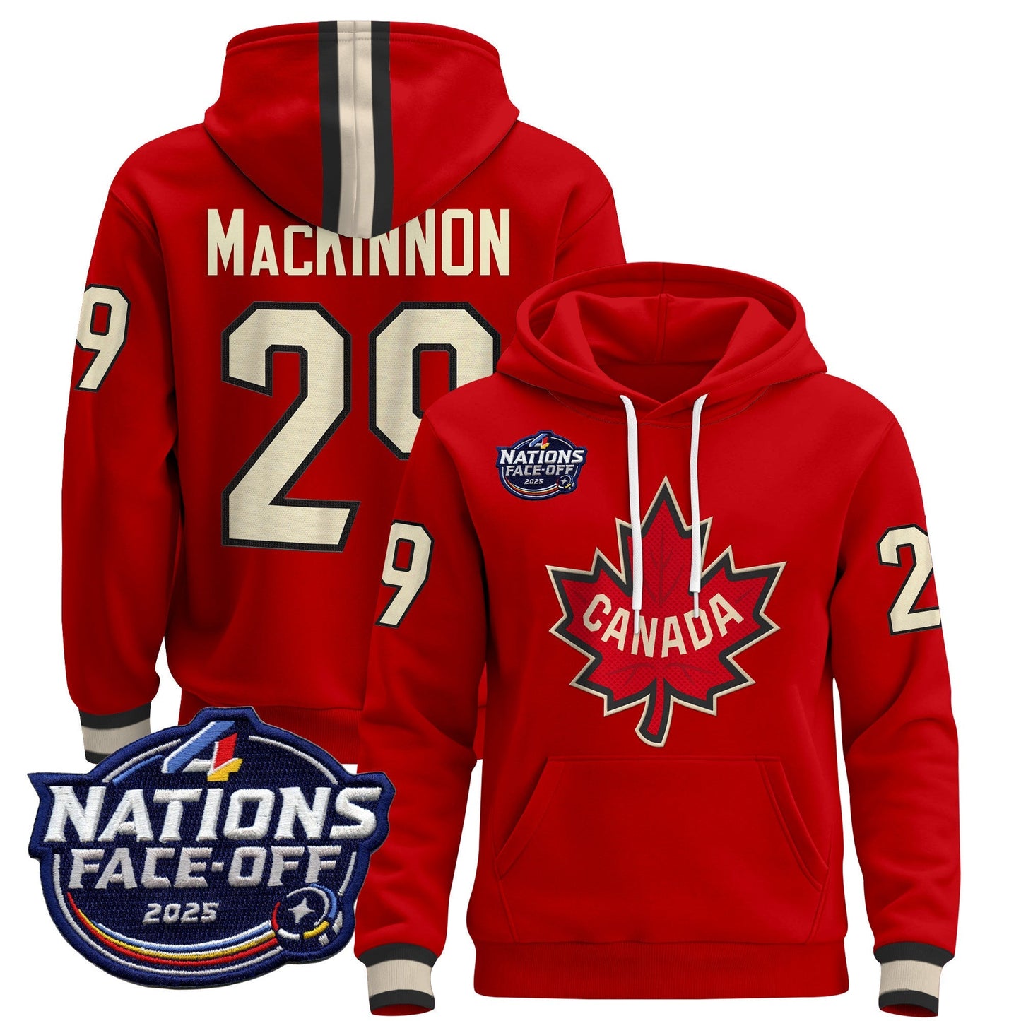 Men's Canada 4 Nations Face-Off 2025 Pullover Hoodie - All Stitched