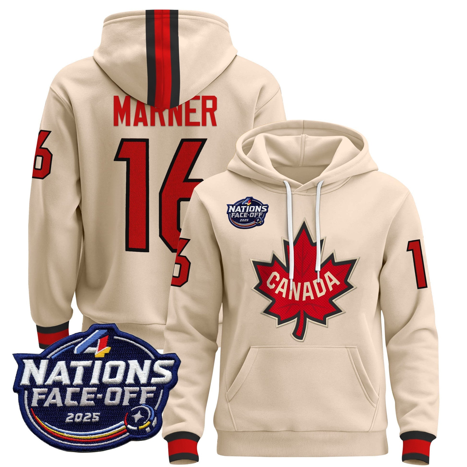 Men's Canada 4 Nations Face-Off 2025 Pullover Hoodie - All Stitched