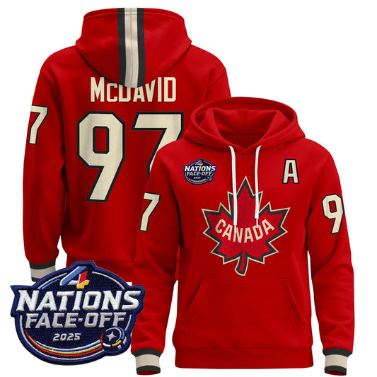 Men's Canada 4 Nations Face-Off 2025 Pullover Hoodie - All Stitched