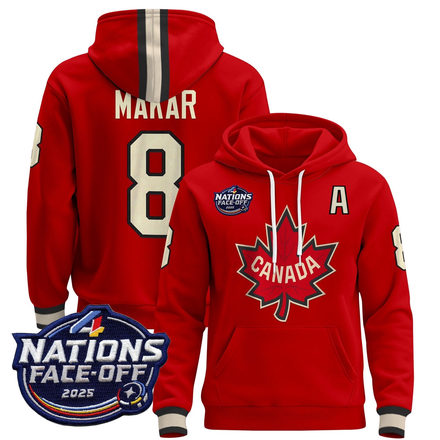 Men's Canada 4 Nations Face-Off 2025 Pullover Hoodie - All Stitched