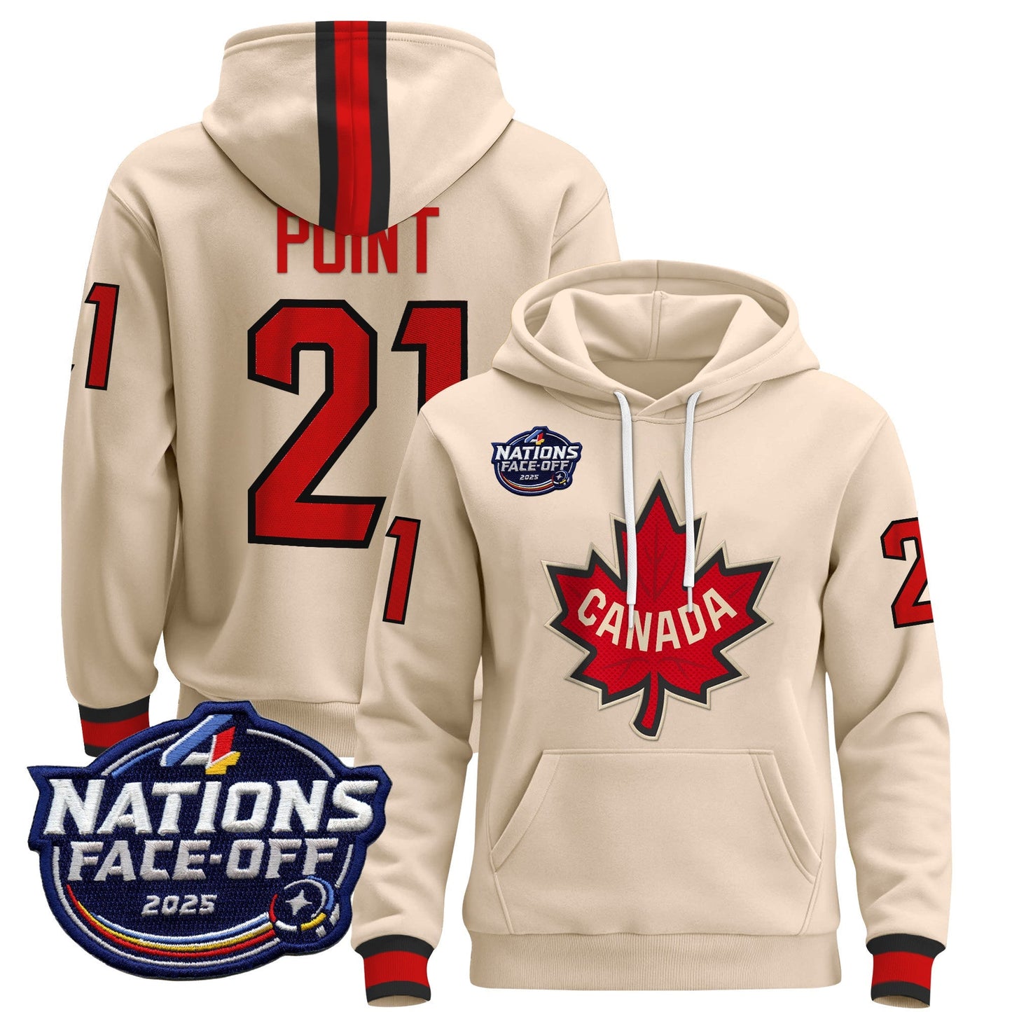 Men's Canada 4 Nations Face-Off 2025 Pullover Hoodie - All Stitched