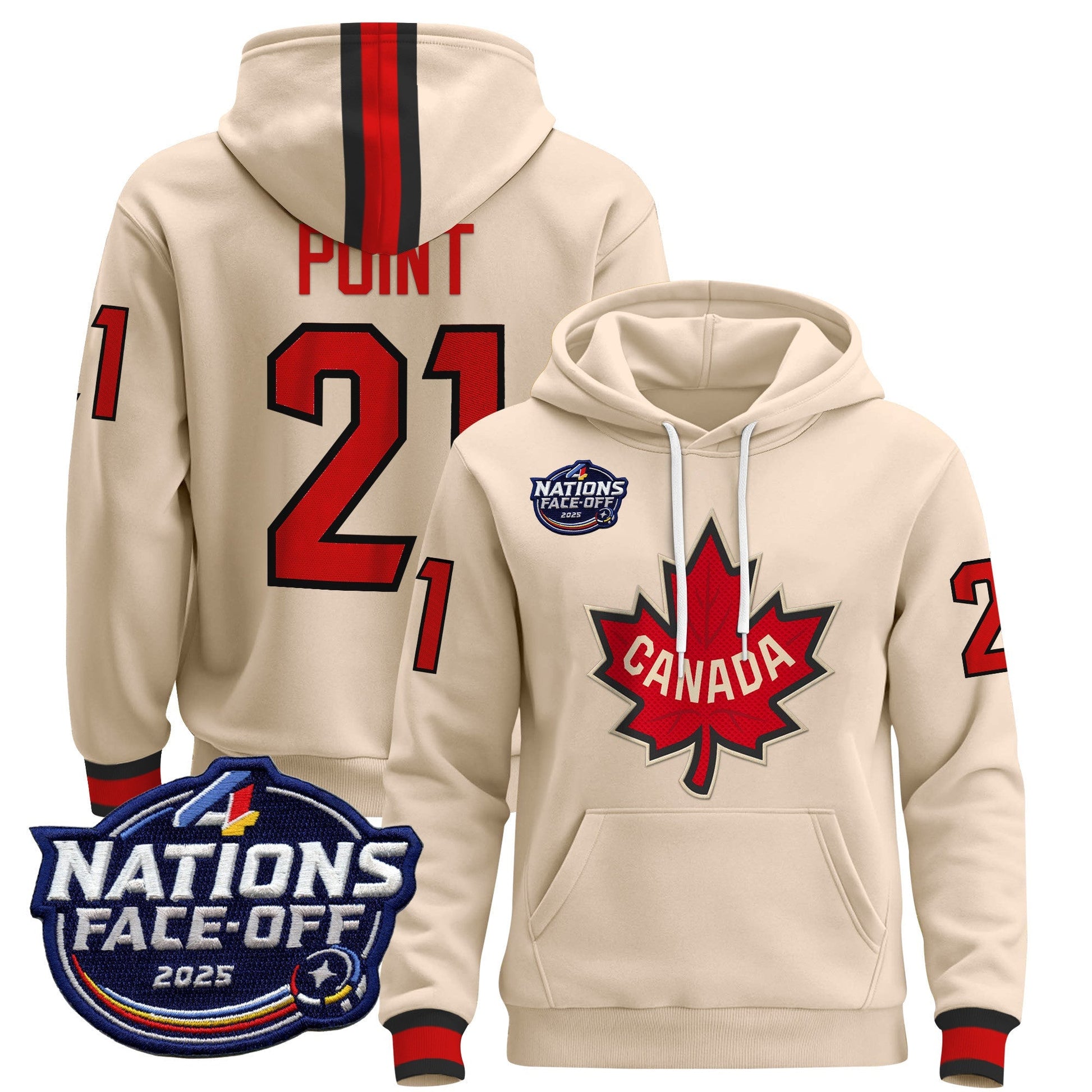 Men's Canada 4 Nations Face-Off 2025 Pullover Hoodie - All Stitched