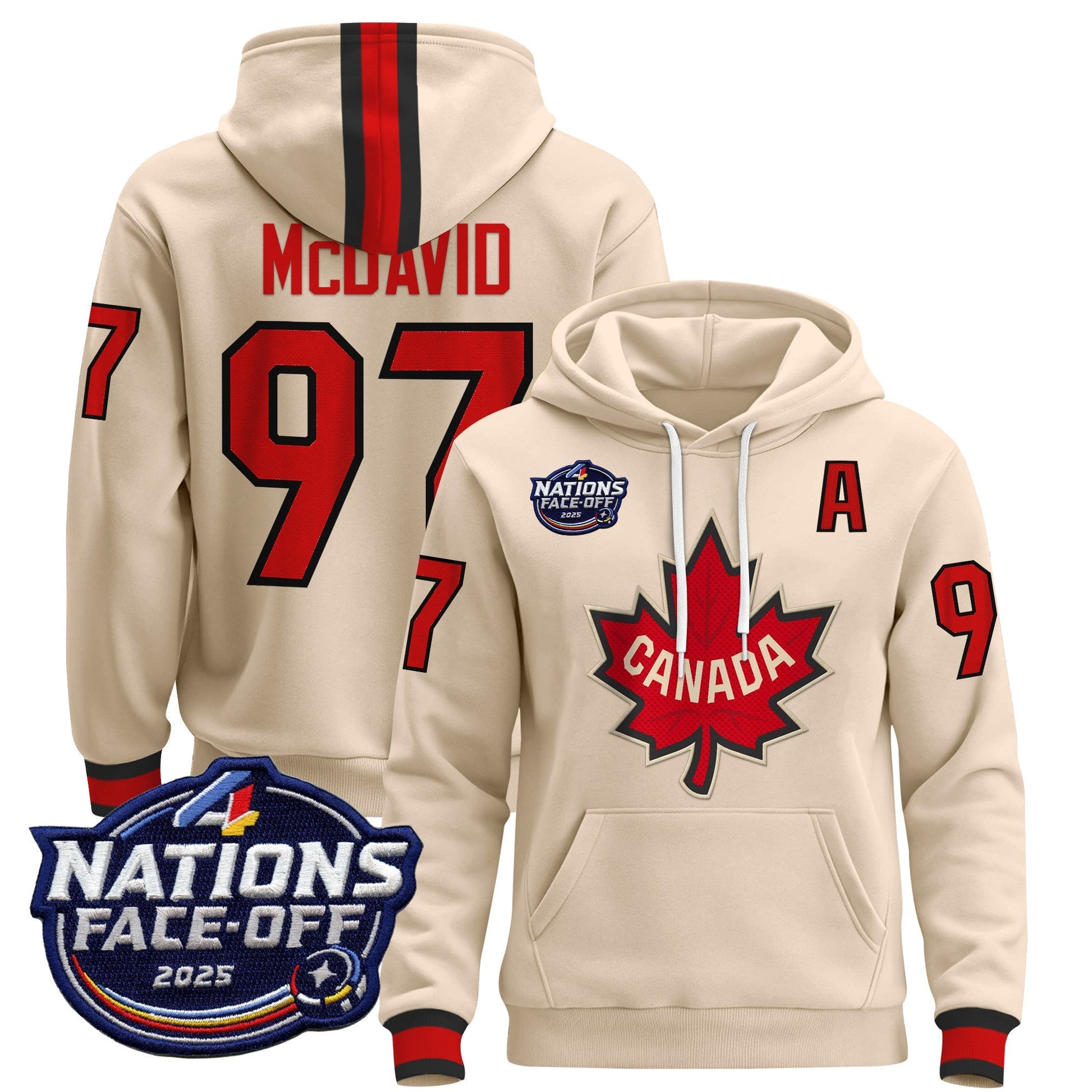 Men's Canada 4 Nations Face-Off 2025 Pullover Hoodie - All Stitched