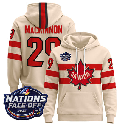 Men's Canada 4 Nations Face-Off 2025 Pullover Hoodie V2 - All Stitched