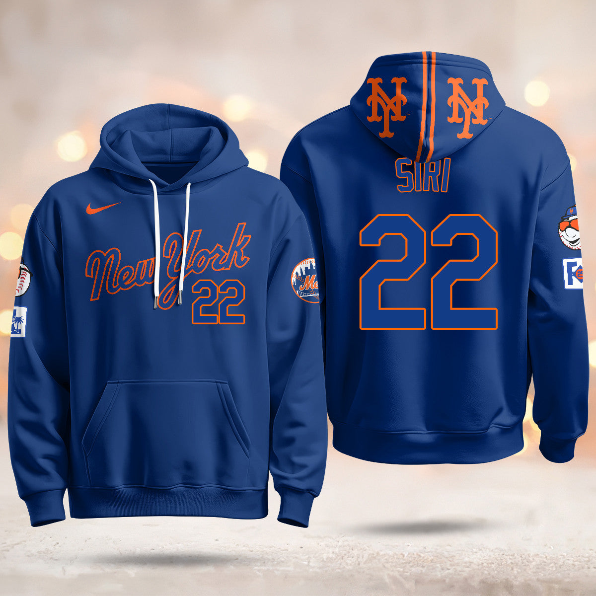 New York Mets Blue Road 2025 Hoodie - All Stitched