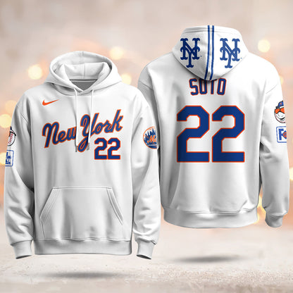 New York Mets Blue Road 2025 Hoodie - All Stitched