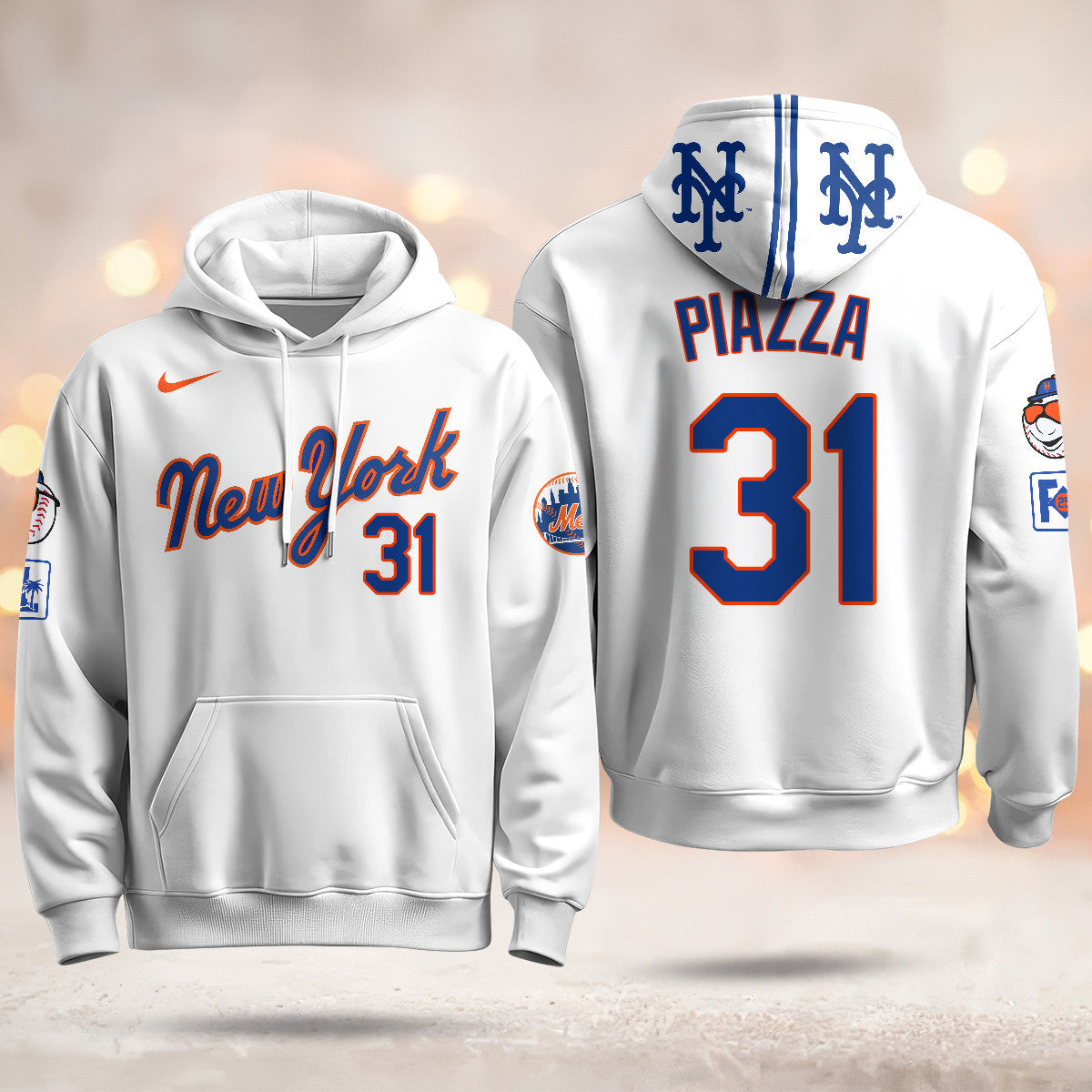 New York Mets Blue Road 2025 Hoodie - All Stitched