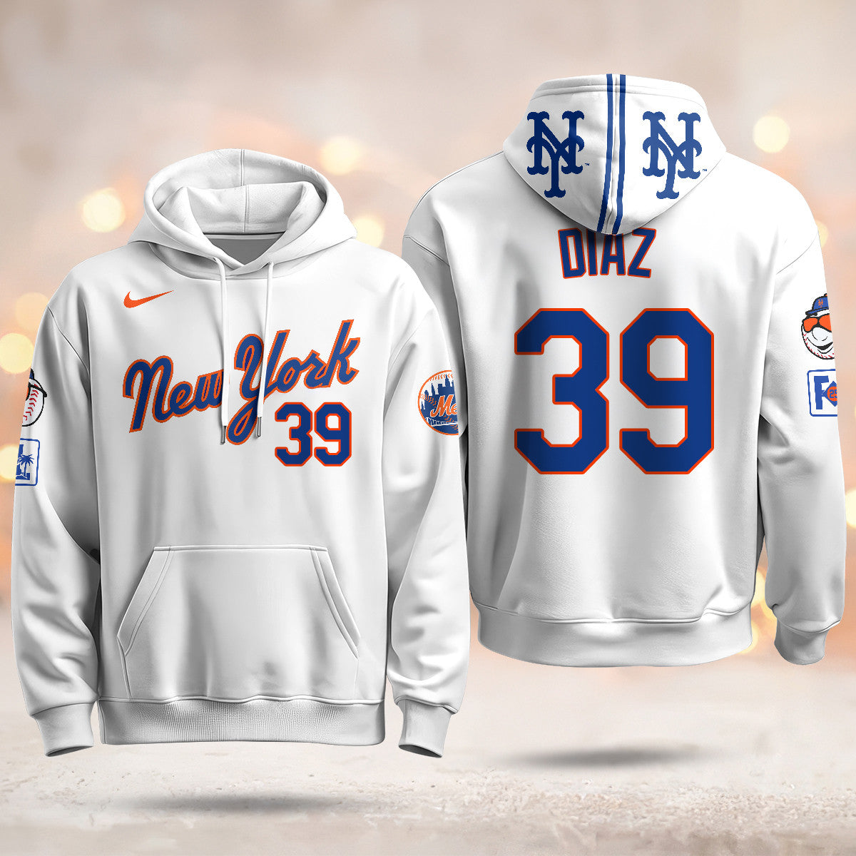 New York Mets Blue Road 2025 Hoodie - All Stitched
