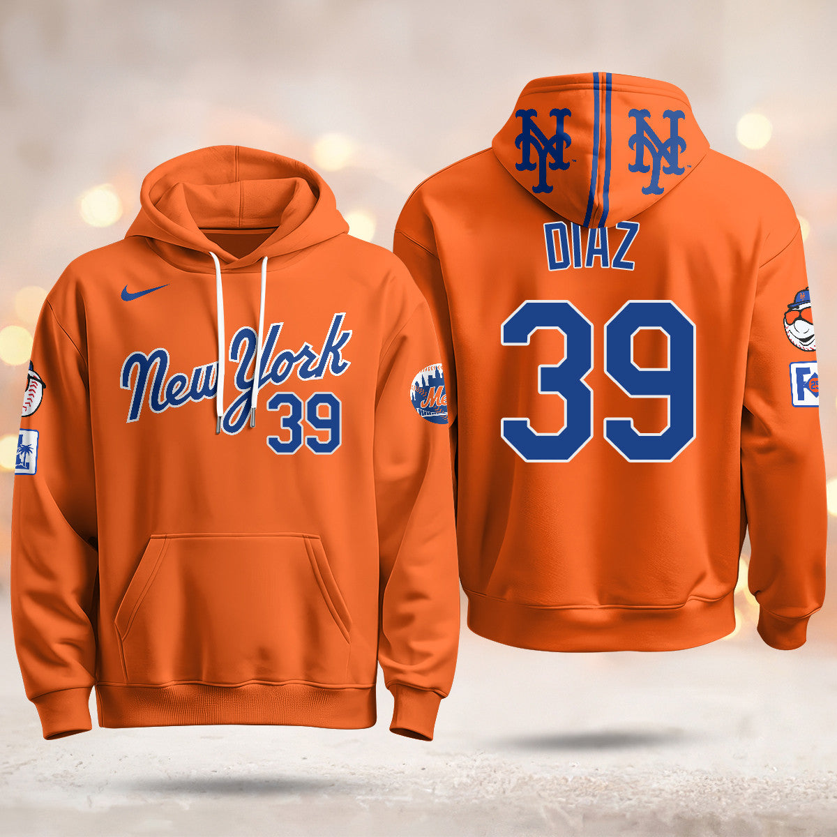 New York Mets Blue Road 2025 Hoodie - All Stitched
