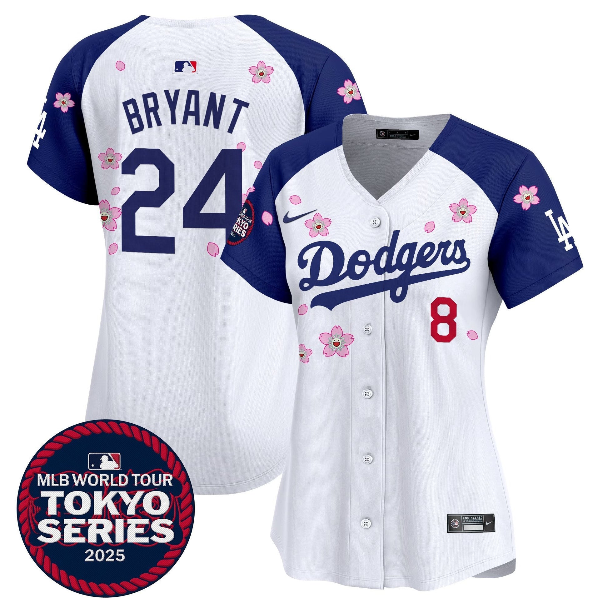 Women's Dodgers Tokyo Series 2025 Vapor Premier Limited Jersey V2 - Stitched