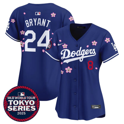 Women's Dodgers Tokyo Series 2025 Vapor Premier Limited Jersey V2 - Stitched