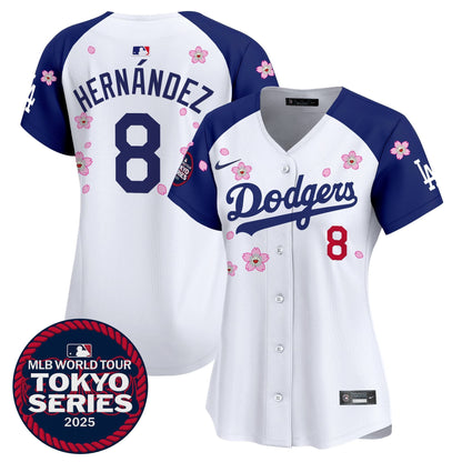 Women's Dodgers Tokyo Series 2025 Vapor Premier Limited Jersey V2 - Stitched