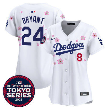 Women's Dodgers Tokyo Series 2025 Vapor Premier Limited Jersey V2 - Stitched