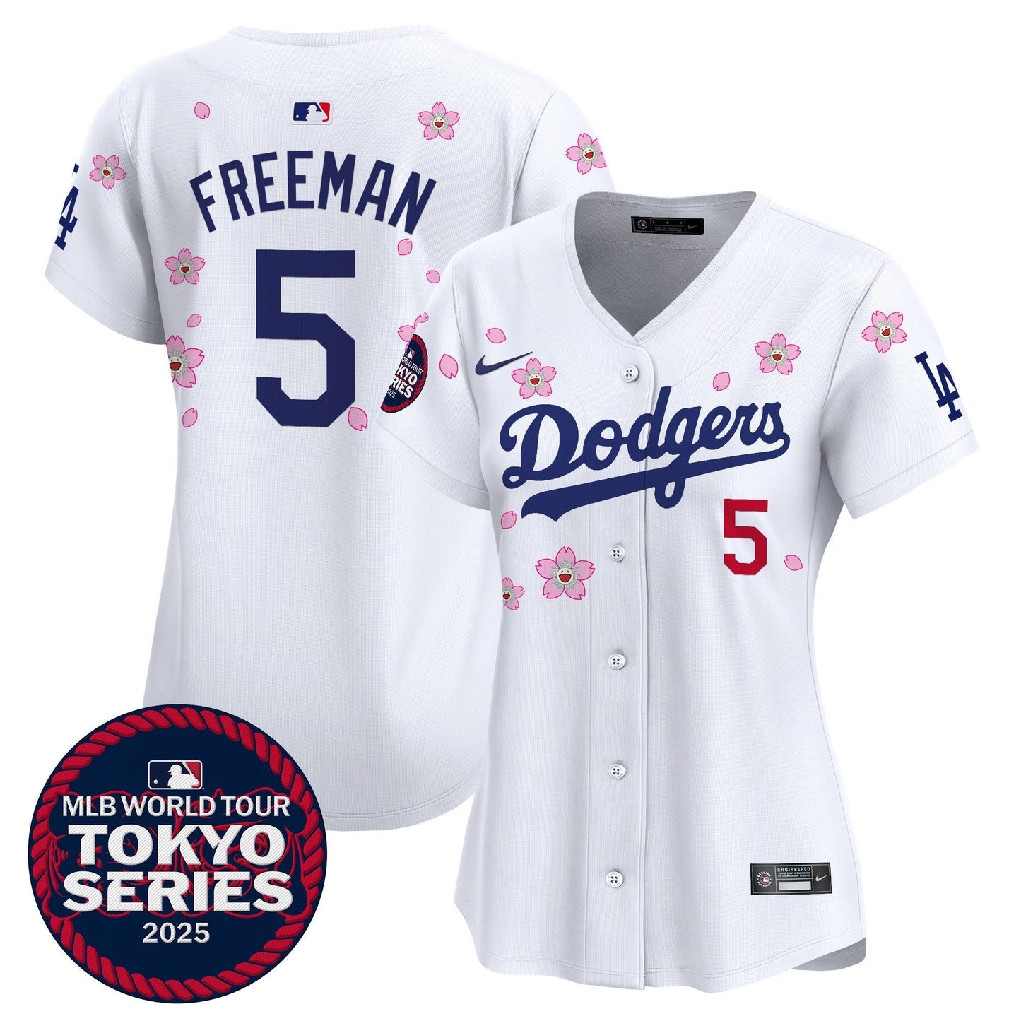 Women's Dodgers Tokyo Series 2025 Vapor Premier Limited Jersey V2 - Stitched