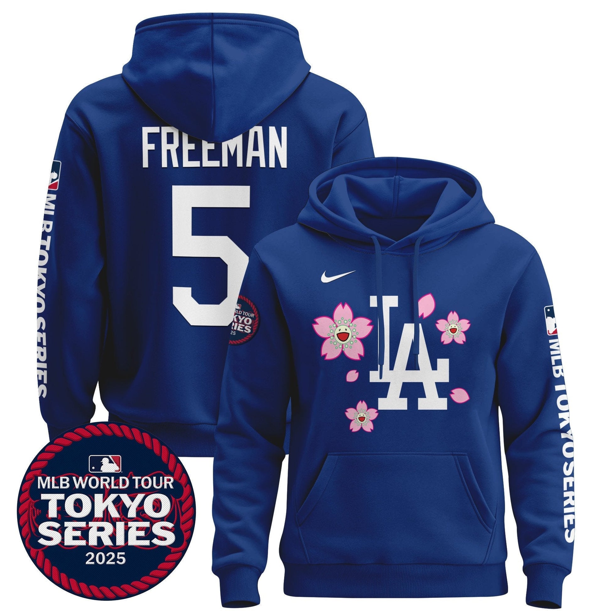 Men's Dodgers Tokyo Series 2025 Pullover Hoodie - All Stitched