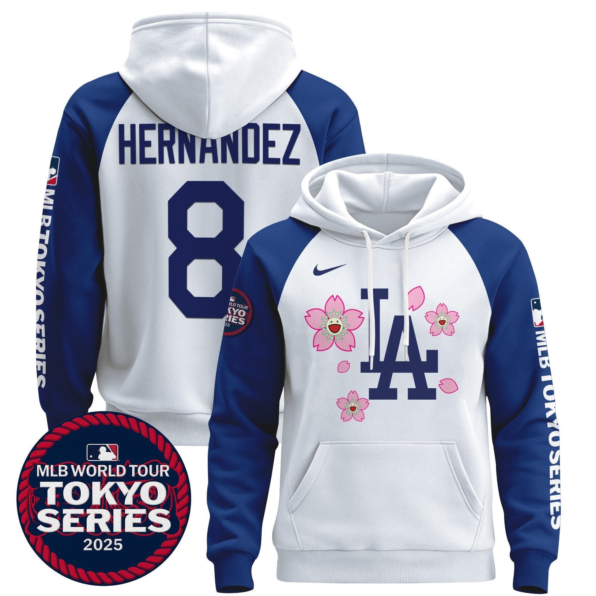 Men's Dodgers Tokyo Series 2025 Pullover Hoodie - All Stitched