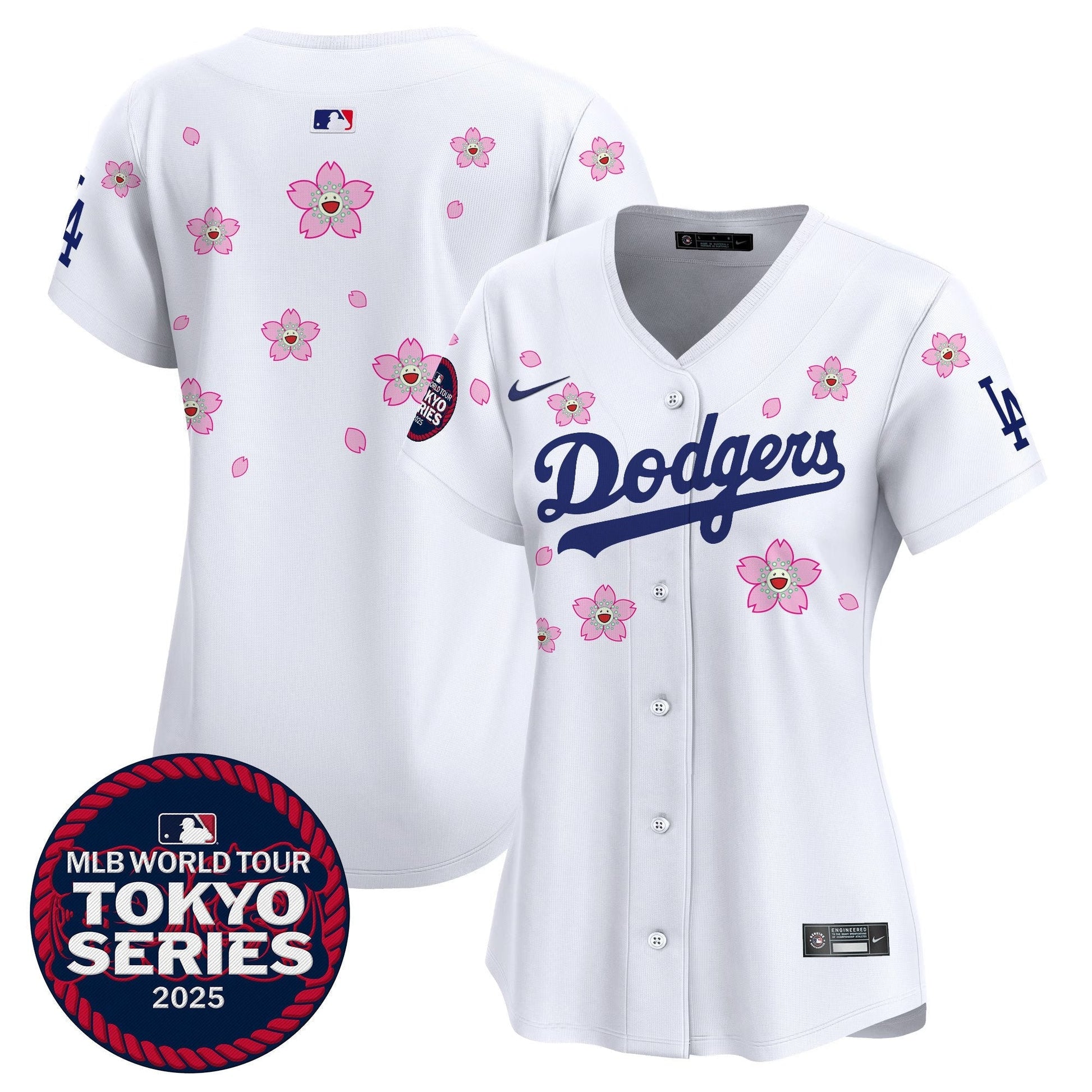 Women's Dodgers Tokyo Series 2025 Vapor Premier Limited Jersey V2 - Stitched