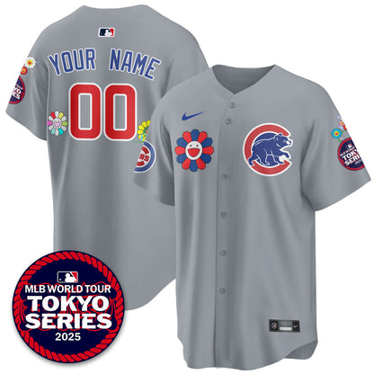Custom Gender/Name Chicago Cubs Tokyo Series Limited Jersey - Stitched