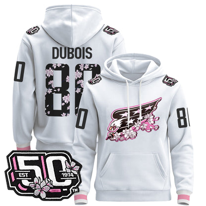 Men's Washington Capitals 50th Anniversary Cherry Blossom Pullover Hoodie - All Stitched