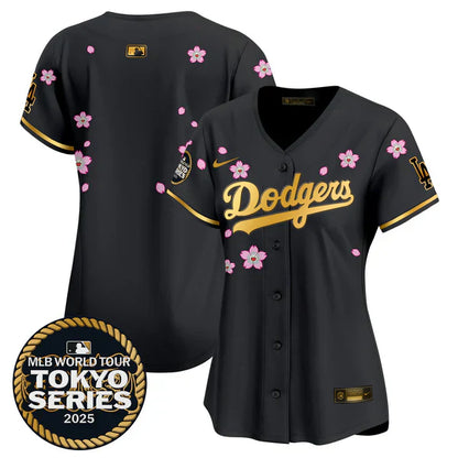 Women's Dodgers Tokyo Series 2025 Vapor Premier Limited Jersey V2 - Stitched
