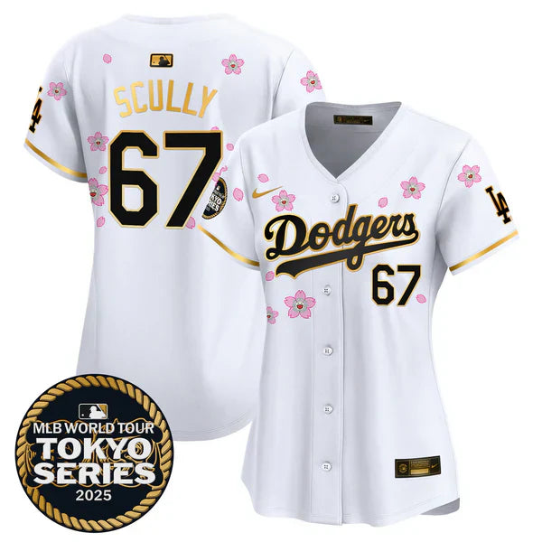 Women's Dodgers Tokyo Series 2025 Vapor Premier Limited Jersey V2 - Stitched