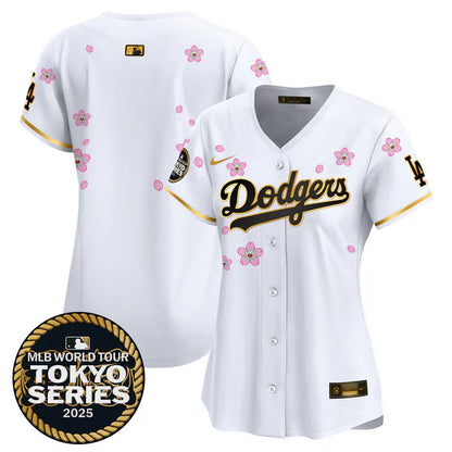 Women's Dodgers Tokyo Series 2025 Vapor Premier Limited Jersey V2 - Stitched