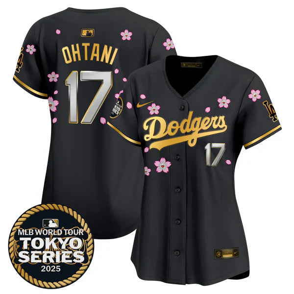 Women's Dodgers Tokyo Series 2025 Vapor Premier Limited Jersey V2 - Stitched