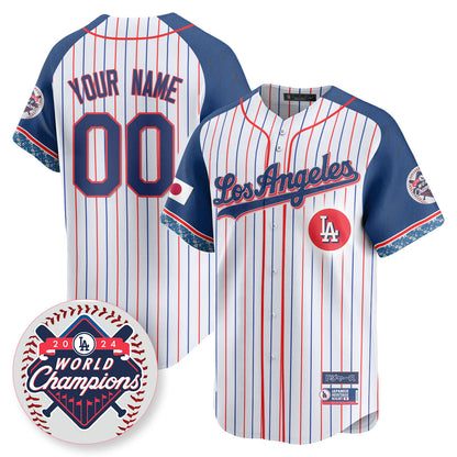 Custom Gender/Name Men's Los Angeles Dodgers Japanese Heritage Night Jersey - All Stitched