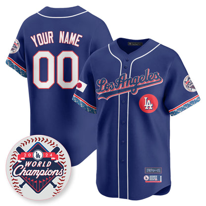 Custom Gender/Name Men's Los Angeles Dodgers Japanese Heritage Night Jersey - All Stitched