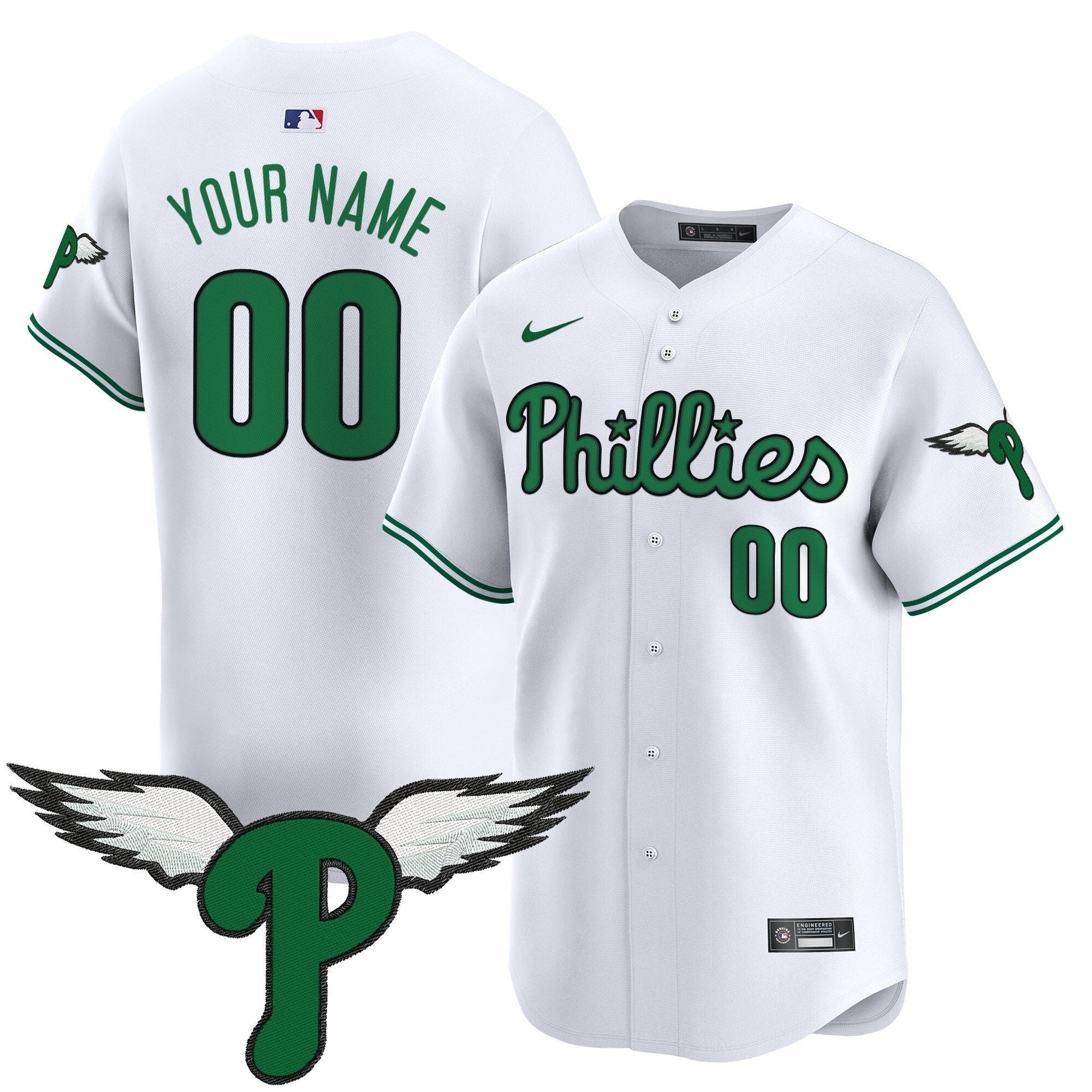 Philadelphia Phillies 2025 Vapor Premier Limited Custom Jersey - All Stitched