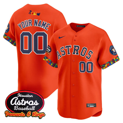 Houston Astros x El Tiempo Cantina Vapor Premier Limited Custom Jersey - All Stitched