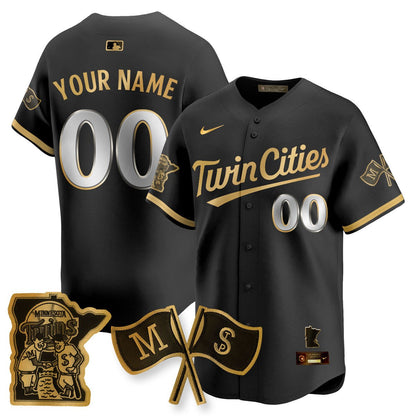 Custom Name/Gender Minnesota Twins Alternate Limited Jersey - All Stitched