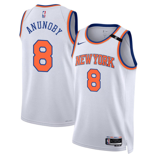 Men's New York Knicks Honour Dick Barnett Jersey - All Stitched